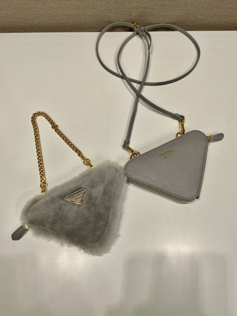 Pra*a triangle pouch